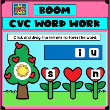 Preview of BOOM CVC Word Work