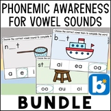 BOOM Card BUNDLE for Vowel Sound Phonemic Awareness, Vowel