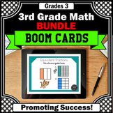 BOOM Cards Rounding Multiplication Telling Time Equivalent