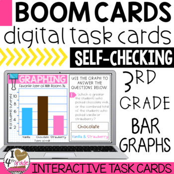Preview of BOOM Cards Bar Graphs