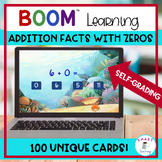 FREE BOOM Cards Addition Facts with Zeros Under the Sea