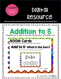 BOOM Cards- Addition to 5