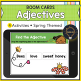 BOOM Cards • Adjectives & Descriptive Writing • Spring The