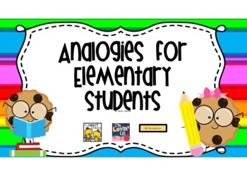 Preview of BOOM Cards - Analogies for Elementary Students