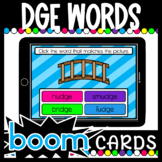 BOOM Cards DGE Words Picture Match