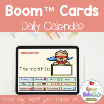 Preview of BOOM™ Cards - Daily Calendar