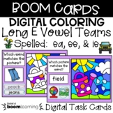 BOOM Cards - Digital Coloring - Long E Vowel Teams