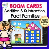 Boom Cards Addition FACT FAMILIES Subtraction Remote Learn