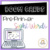 BOOM Cards Distance Learning Pre-Primer Sight Word Game