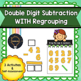 BOOM Cards • 2 Digit Subtraction WITH REGROUPING • Distanc