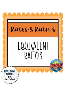 Preview of BOOM Cards: Equivalent Ratios