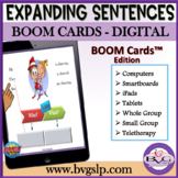 BOOM Cards Expanding Sentences | Elaboration Practice | Di