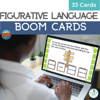 Preview of BOOM Cards Figurative Language for Front Desk by Kelly Yang