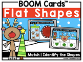 BOOM Cards™ | Flat Shapes | Match and Identify | Christmas
