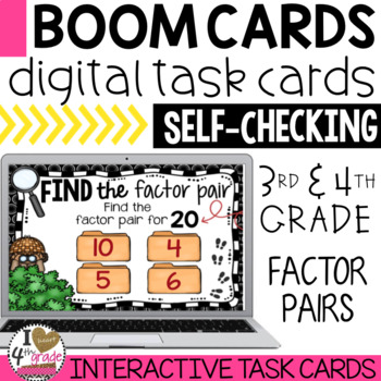 Preview of BOOM Cards Identify Factors
