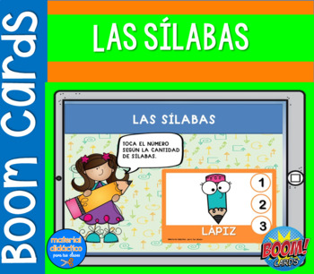 BOOM Cards™ Las Sílabas | Spanish Resources | TPT