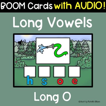 Preview of Long Vowels | Long O with Silent e | BOOM Cards WITH AUDIO!