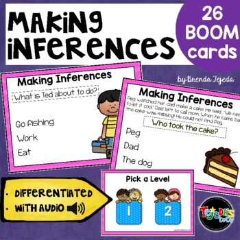 Preview of BOOM Cards: Making Inferences