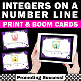 BOOM Cards Integers Number Sense Middle School Math Interv