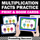 BOOM Cards Math Multiplication Facts Practice Task Cards G