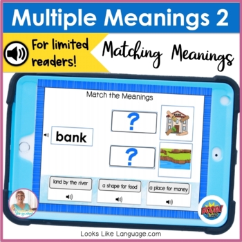 Real Photo Language Cards: Multiple Meaning Words