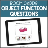 Object Function - Speech Therapy - BOOM Cards - Visuals - 