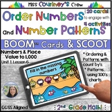 BOOM Cards™ | Ordering Numbers & Number Patterns | SCOOT |