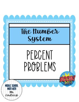 Preview of BOOM Cards: Percent Problems
