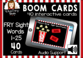 BOOM Cards™️ - Popcorn Sight Words - Fry Sight Words 1-25 