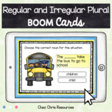 BOOM Cards: Regular and Irregular Plural Nouns