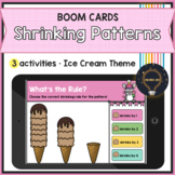 BOOM Cards • Shrinking Patterns • Decreasing • Ice Cream •