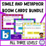 BOOM Cards Simile and Metaphor Figurative Language Practic