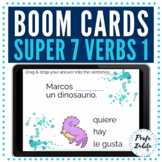 BOOM Cards | Spanish Super 7 Verbs Practice 1