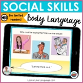 BOOM Cards | Speech-Language Therapy | Social Skills Body Language