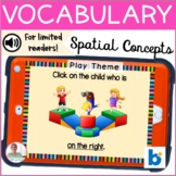 BOOM Cards | Speech-Language Therapy  | Vocabulary | Spati