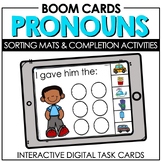 Pronouns Speech Therapy Word Structure Boom Cards - Subjec