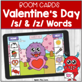 BOOM Cards Valentine's Day Articulation S, Z, & S-Blends -