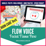 BOOM Cards™ Voice Therapy Facial Tissue Flow for Speech Therapy