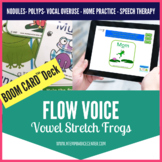 BOOM Cards™ Voice Therapy Flow Voice Frogs for Speech and 