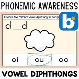 BOOM Cards Vowel Diphthong Phonemic Awareness Complete the