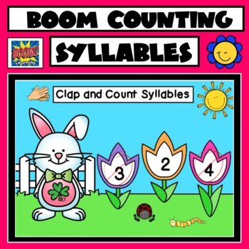 Preview of BOOM Cards | Counting Syllables |  Easter