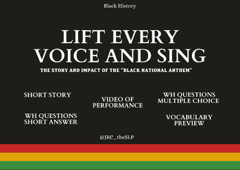 Preview of BOOM DECK: Lift Every Voice - The Story of the Black National Anthem