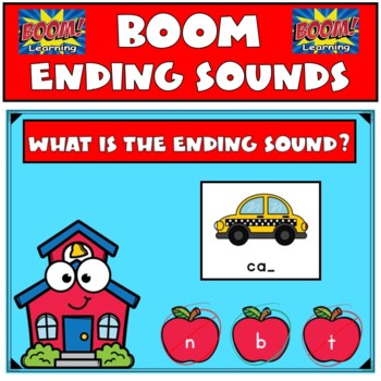 Preview of BOOM Cards | Ending Sounds