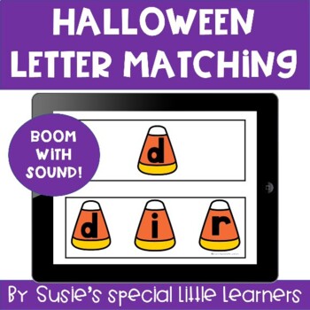 Preview of BOOM HALLOWEEN MATCHING LOWERCASE LETTERS FOR EARLY CHILDHOOD SPECIAL EDUCATION