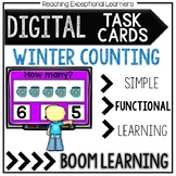 Digital Task Cards FREEBIE: Winter Counting 1-10