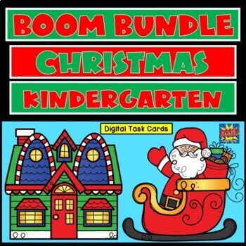 Preview of BOOM Kindergarten Christmas Bundle