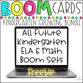 Preview of BOOM Kindergarten MEGA ELA and Math Growing Bundle FREEBIE