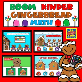 Preview of BOOM Kindergarten Math:  Gingerbread