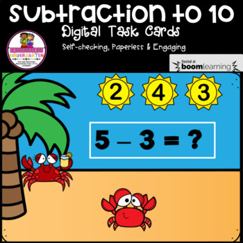 Preview of BOOM Kindergarten Math fact fluency to 10