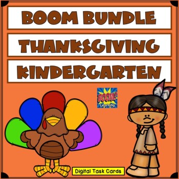 Preview of BOOM Kindergarten Thanksgiving Bundle